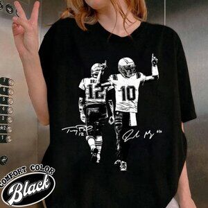 Drake Maye & Tom Brady Signature Comfort Colors Tee